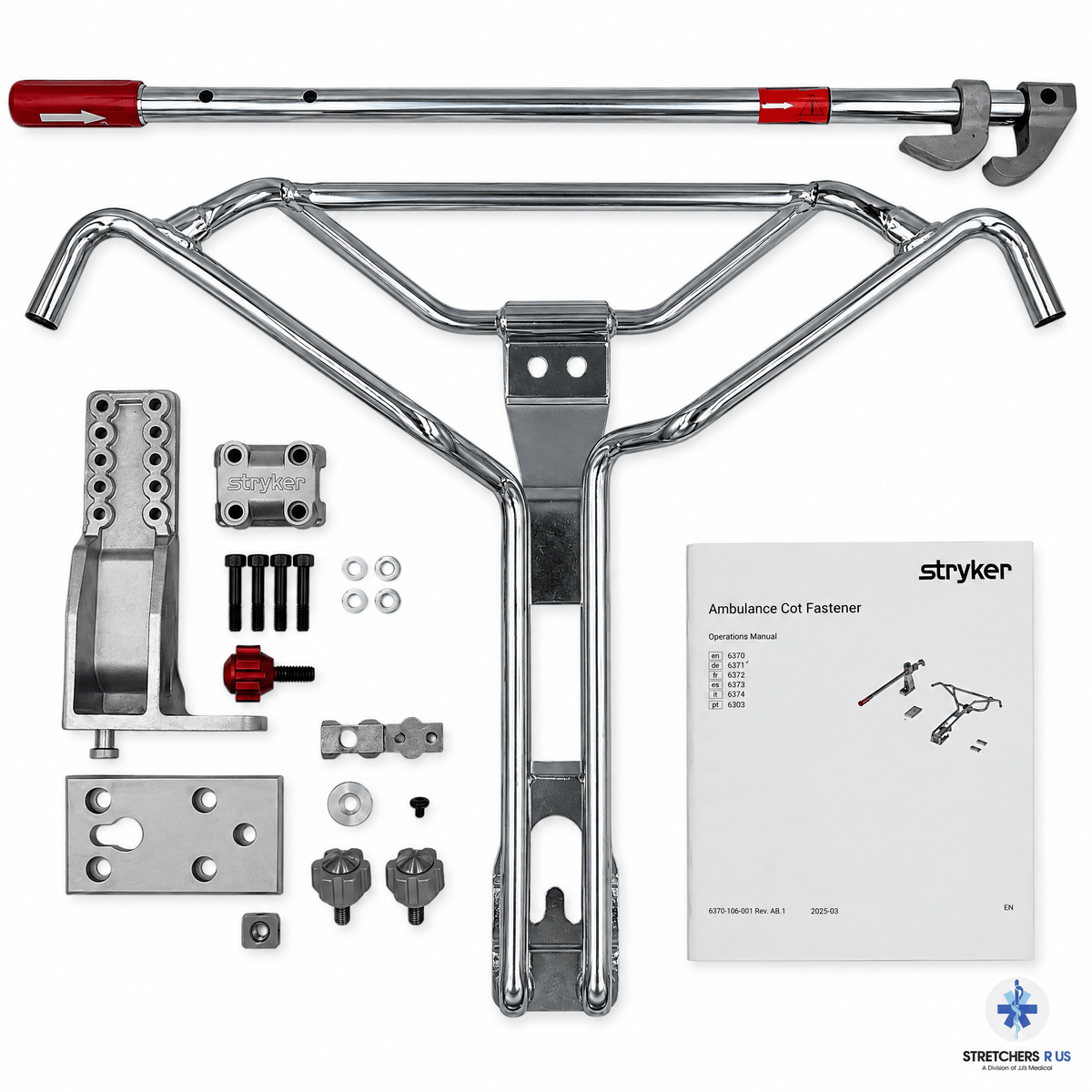 Stryker 6370 Floor Mount Cot Fastener System - Stryker - Stretchers R Us