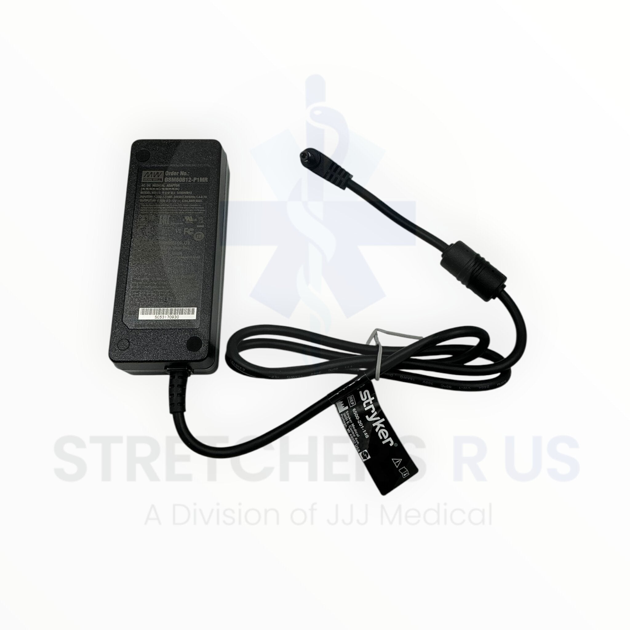 Stryker | 6500201148 | SMRT Charger AC Power Supply - Stretchers R Us
