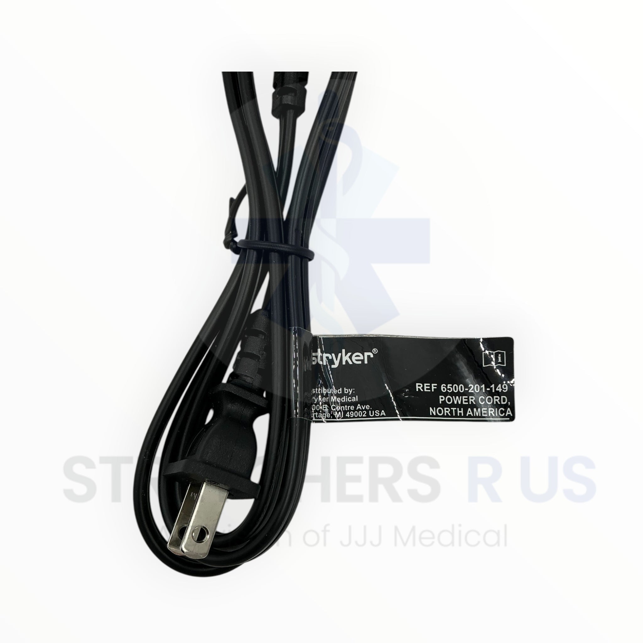 Stryker | 6500201149 | SMRT Charger North American AC Power Cord - Stretchers R Us
