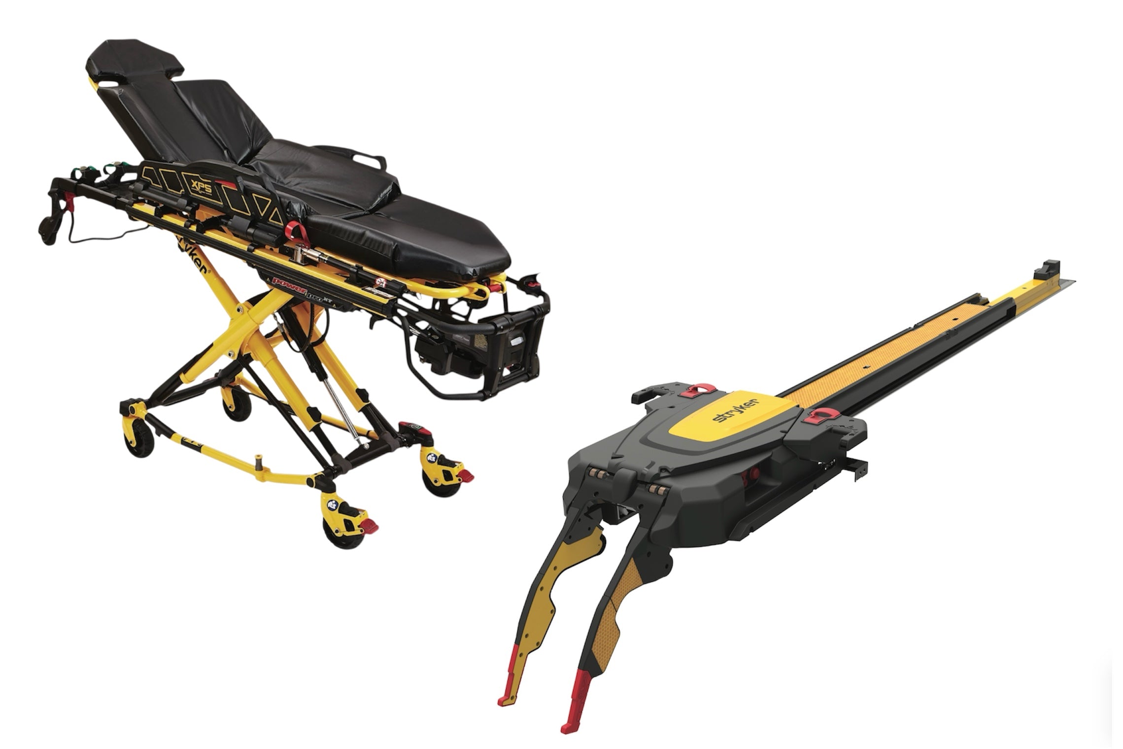 EMS　POWERROLL Stryker Power-PRO XT (6506) Powered Ambulance Cot + Power-LOAD System