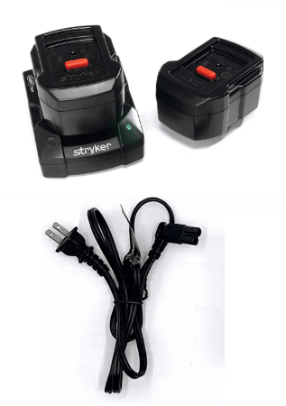 Stryker SMRT Battery Kit for Powered Ambulance Cots Includes Batteries, SMRT Charger Includes AC or DC Charging Cable - Stryker - Stretchers R Us