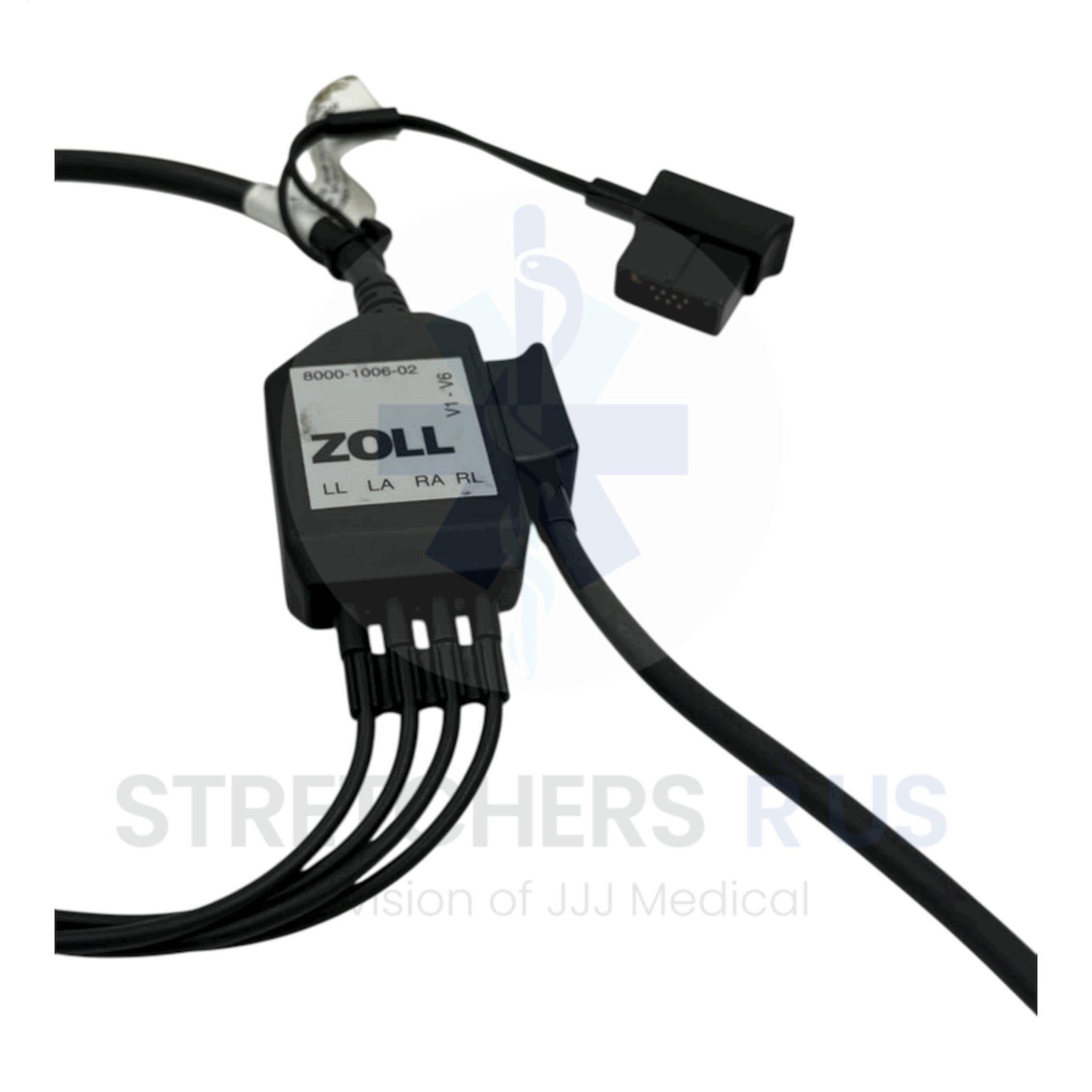 ZOLL | 8000-1008-01 | V-Lead Patient Cable for 12-Lead ECG, 3.5 ft - Stretchers R Us