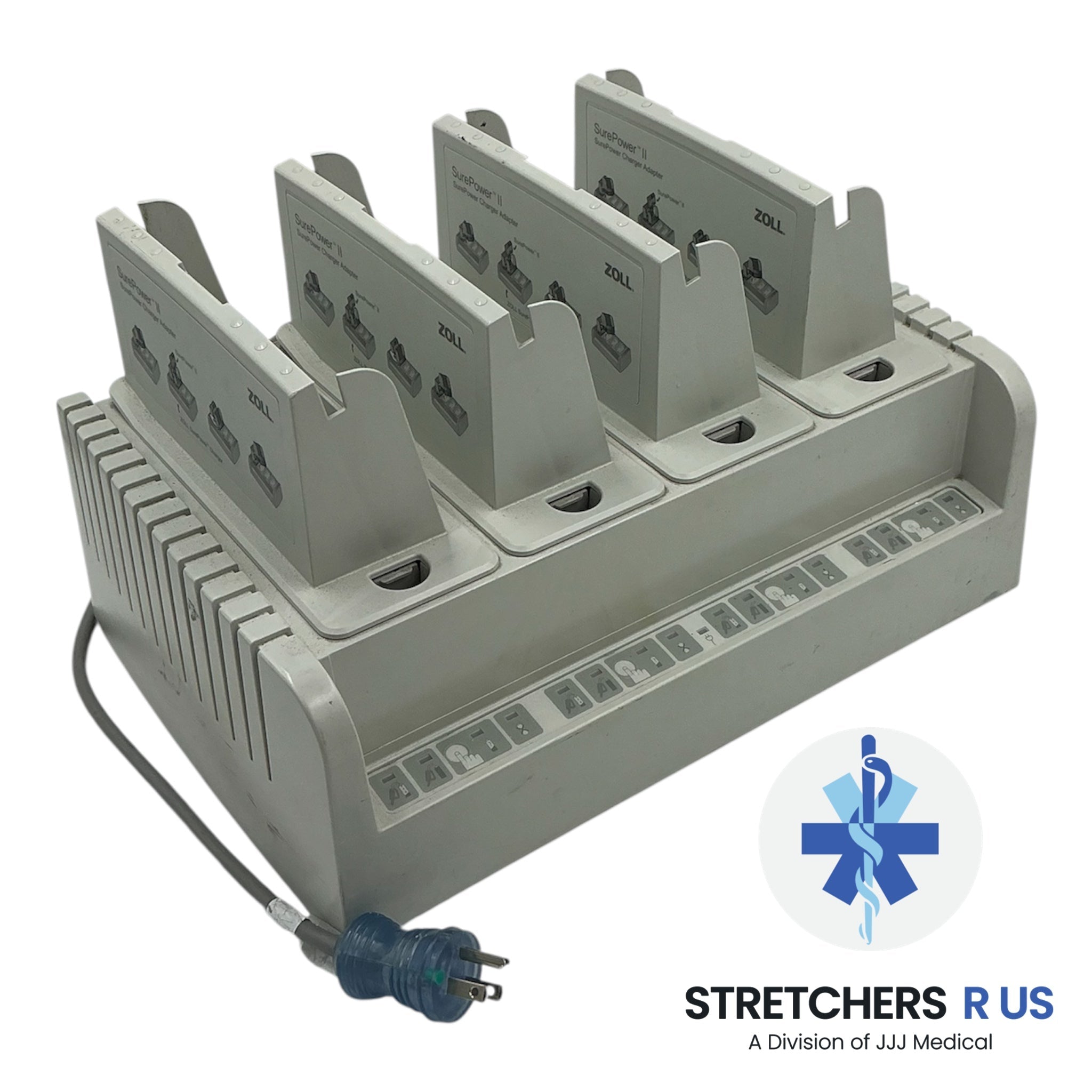 ZOLL SurePower 4 - Bay Charging Station Kit with 4 Adapters - ZOLL - Stretchers R Us