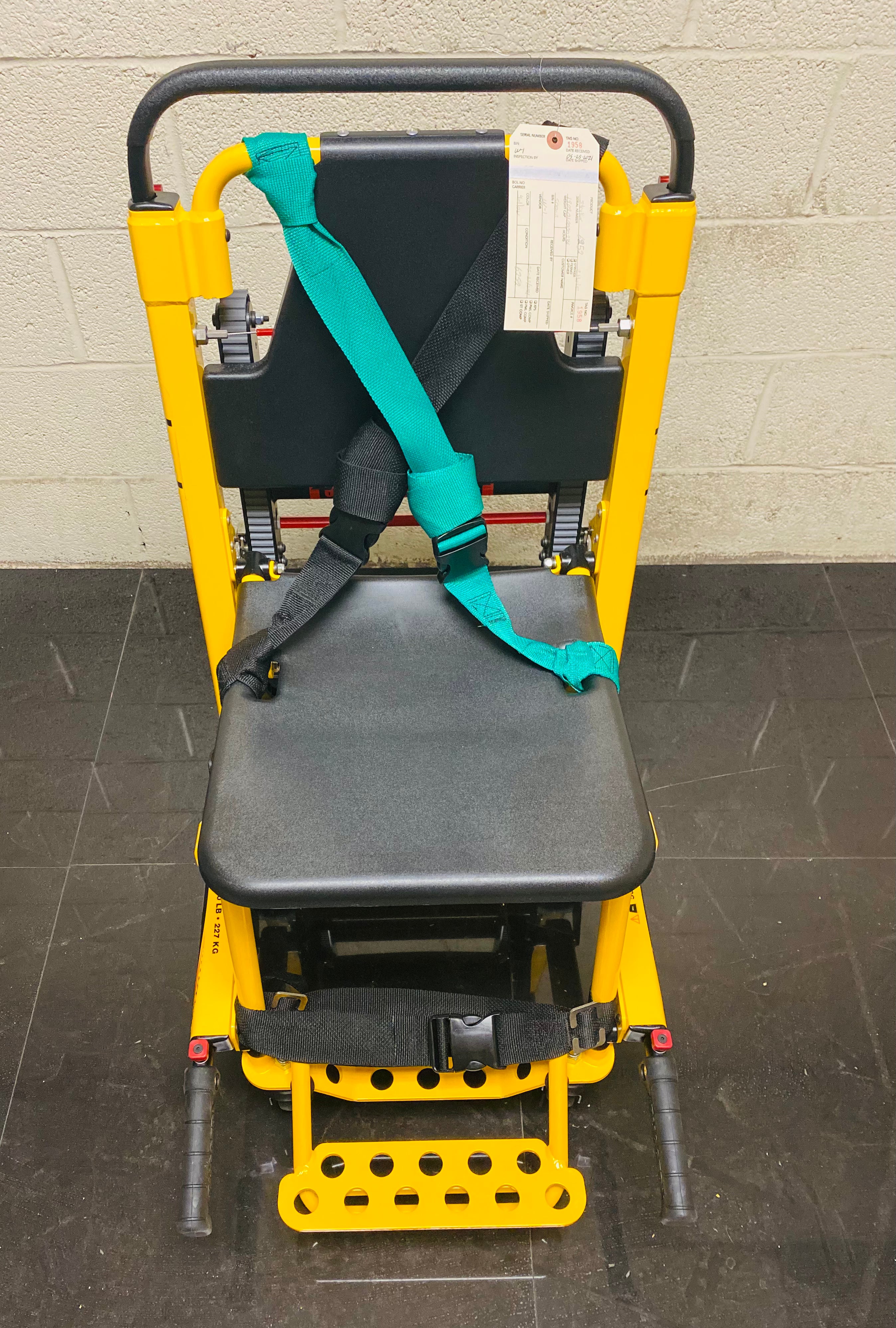 Stryker 6252 Stair Chair Pro 500 LBS Capacity (Extended Foot Support optional) | Pre-owned