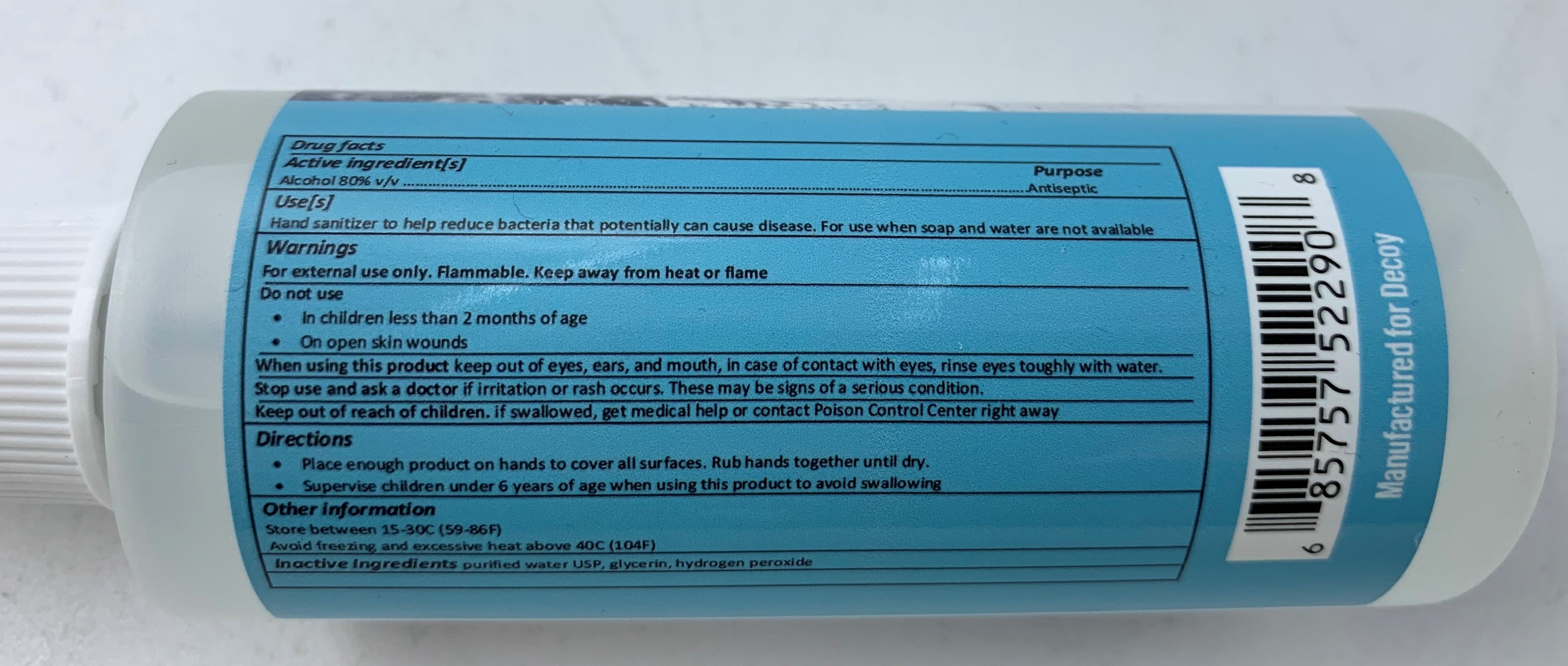 Hand Sanitizer Spray 4 FL OZ Bottle (Case Of 42) HSSPRY