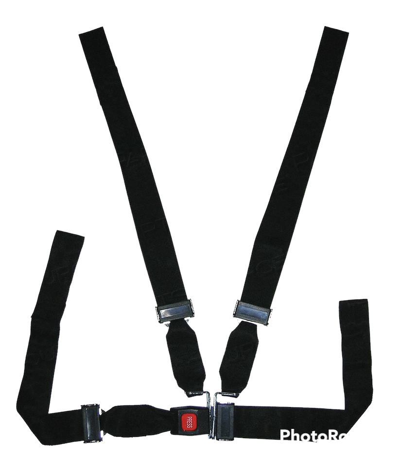 Ambulance Stretcher Shoulder Harness 4 Point Straps for Stryker / Ferno | NEW 11160BK - JJJ Medical
