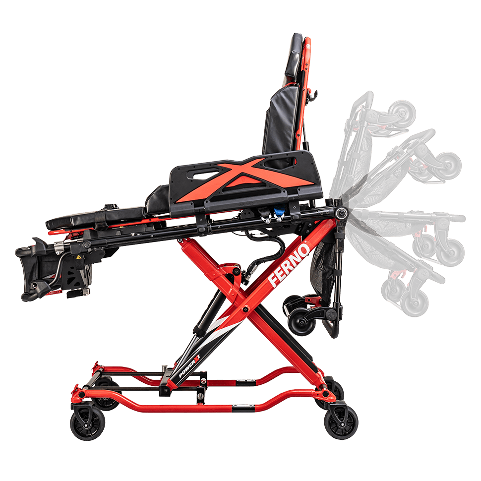 Ferno POWER X1 Ambulance Cot | Refurbished FERNOAMB - Ambulance Cot - JJJ Medical