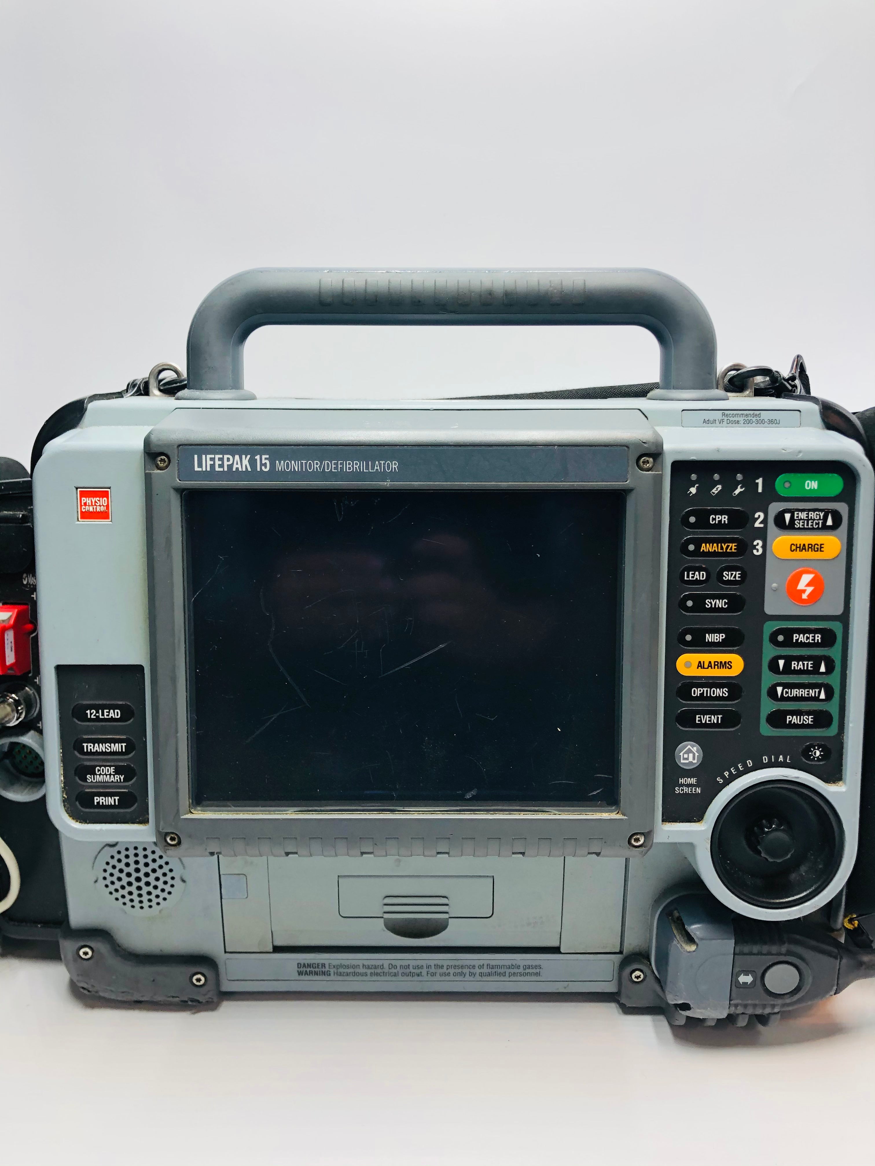 Physio - Control LIFEPAK15 Monitor/ Defibrillator V2 - Used Equipment - JJJ Medical