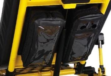 Stryker Pocketed Backrest Storage Pouch | Used 6500130000 6500001241 - Stryker - JJJ Medical