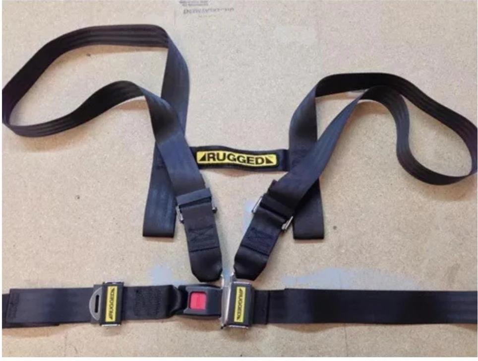 Stryker Stretcher Cot Shoulder Harness 4 Point Straps Restraints Ferno Rugged | Used 606026045 - Stryker - JJJ Medical