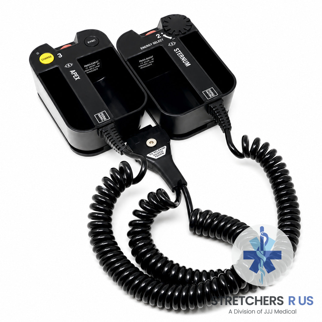 Physio-Control / Stryker OEM (SKU - 11130-000061) manual hard paddles