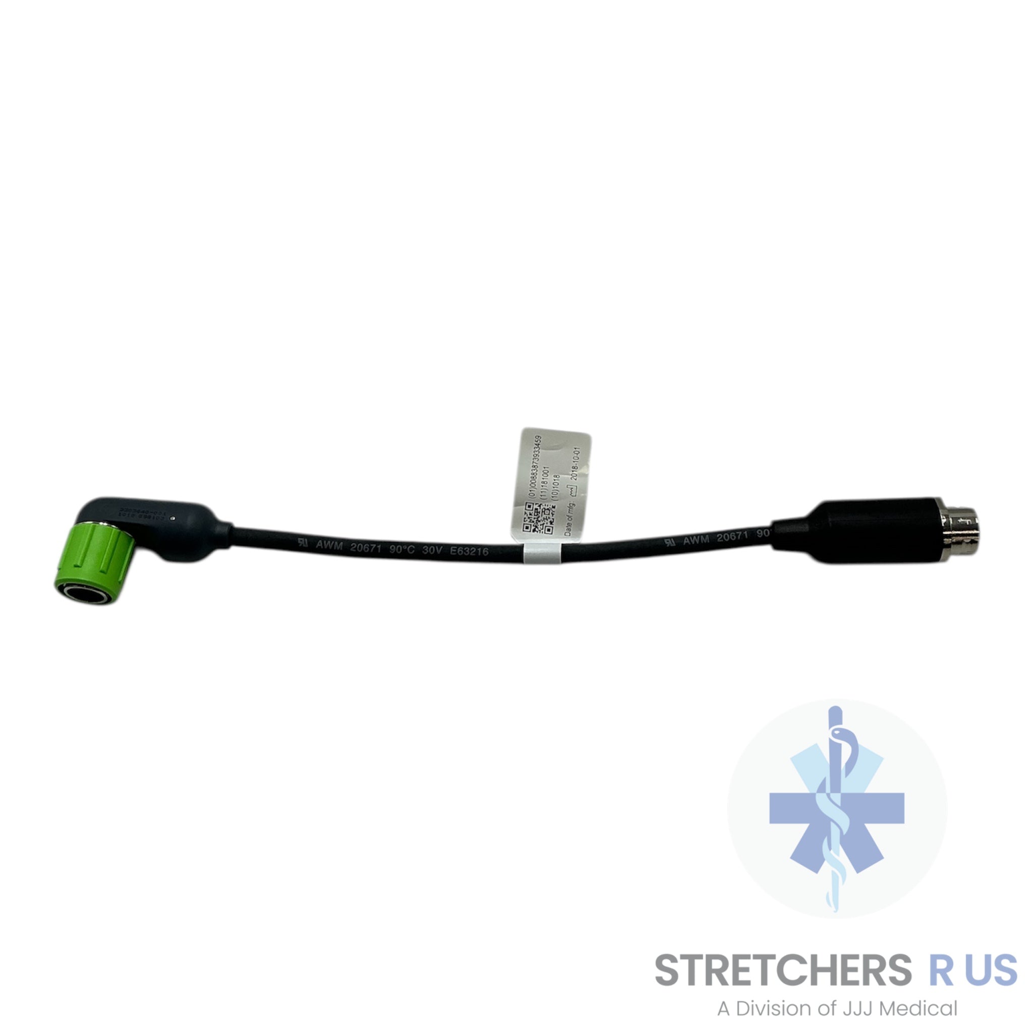 LIFEPAK 15 Right Angle AC/DC Power Adapter Cable