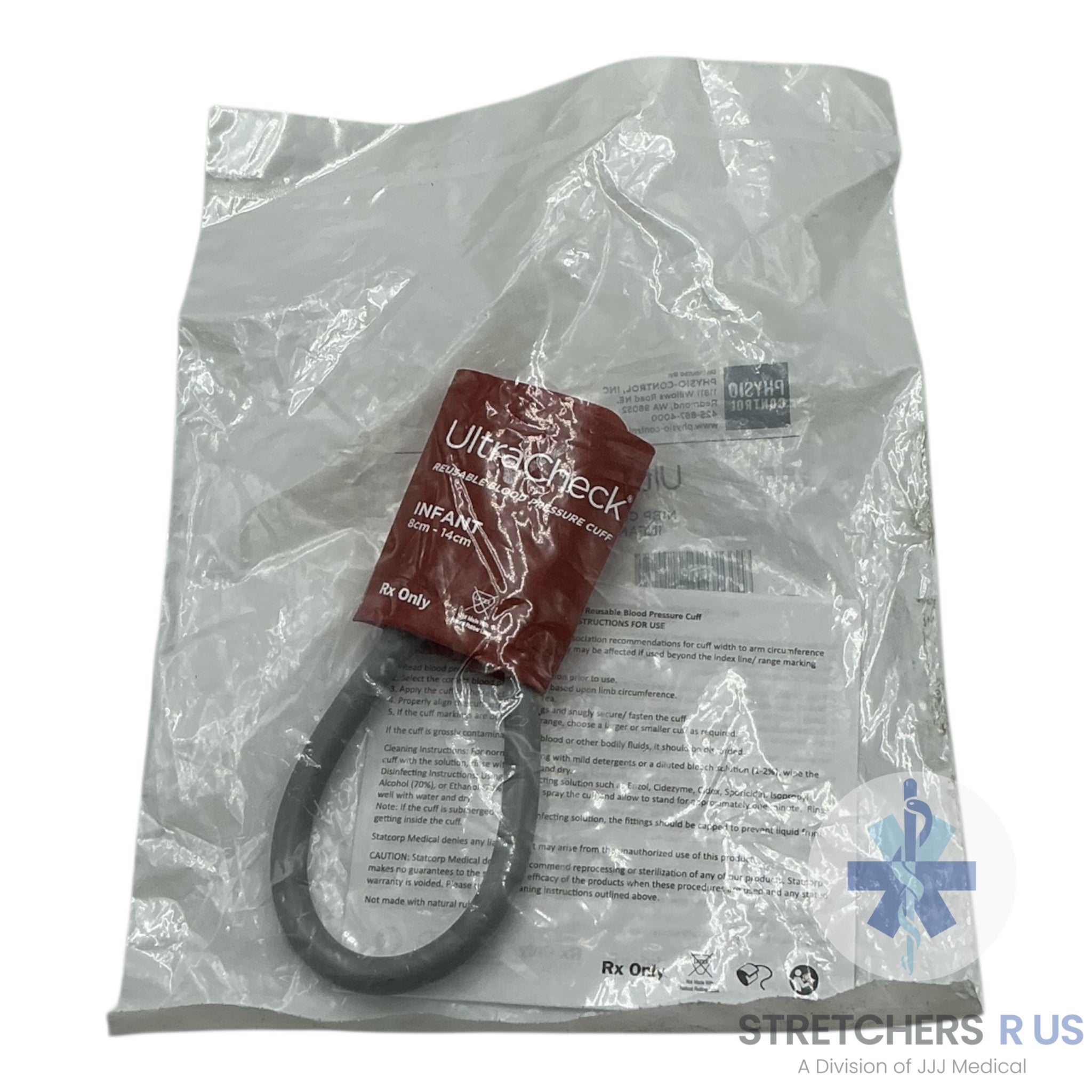 LIFEPAK UltraCheck Nylon Reusable NIBP Cuff – Infant (8–14 cm), Single Tube