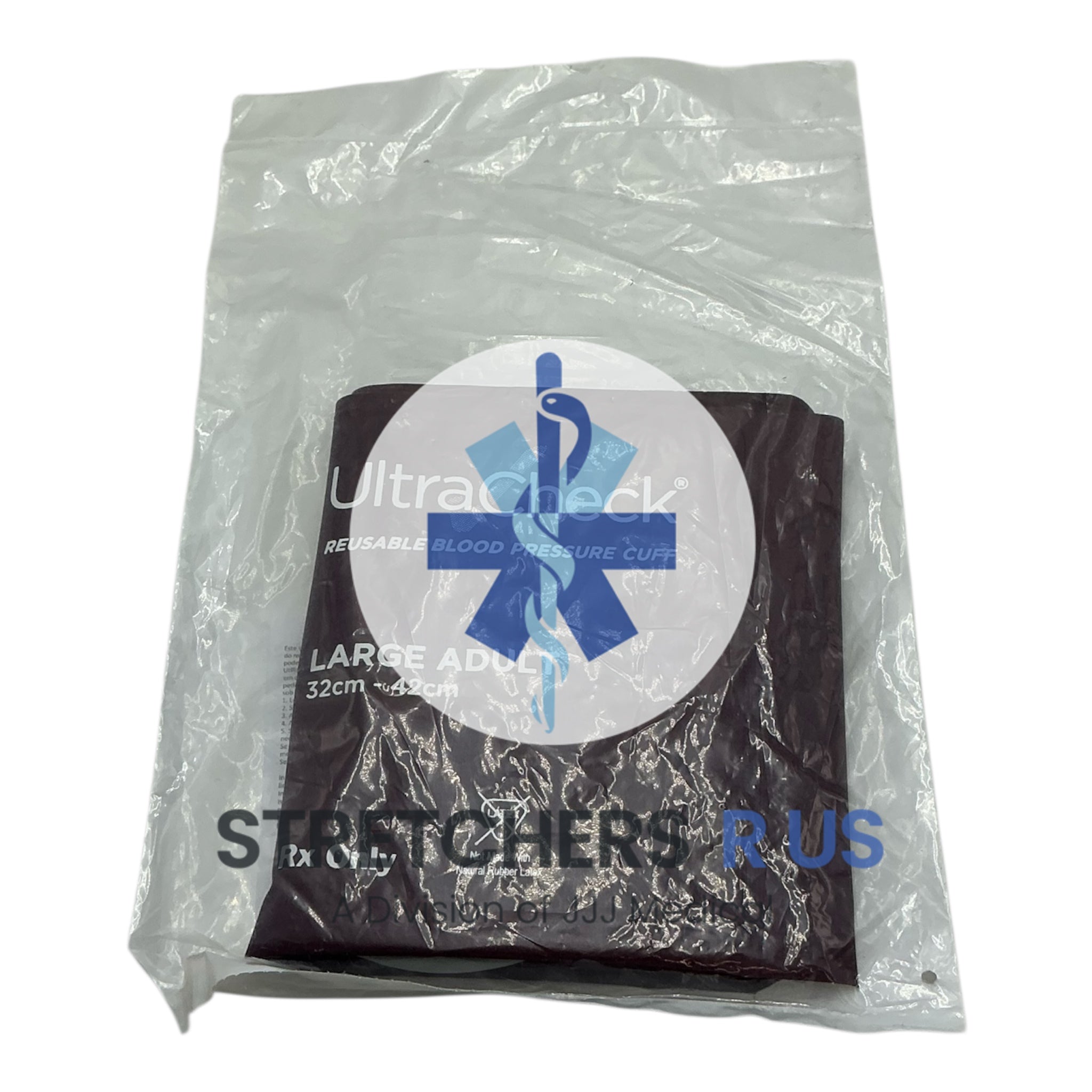 LIFEPAK UltraCheck Nylon Reusable NIBP Cuff – Large Adult (32–42 cm), Single Tube
