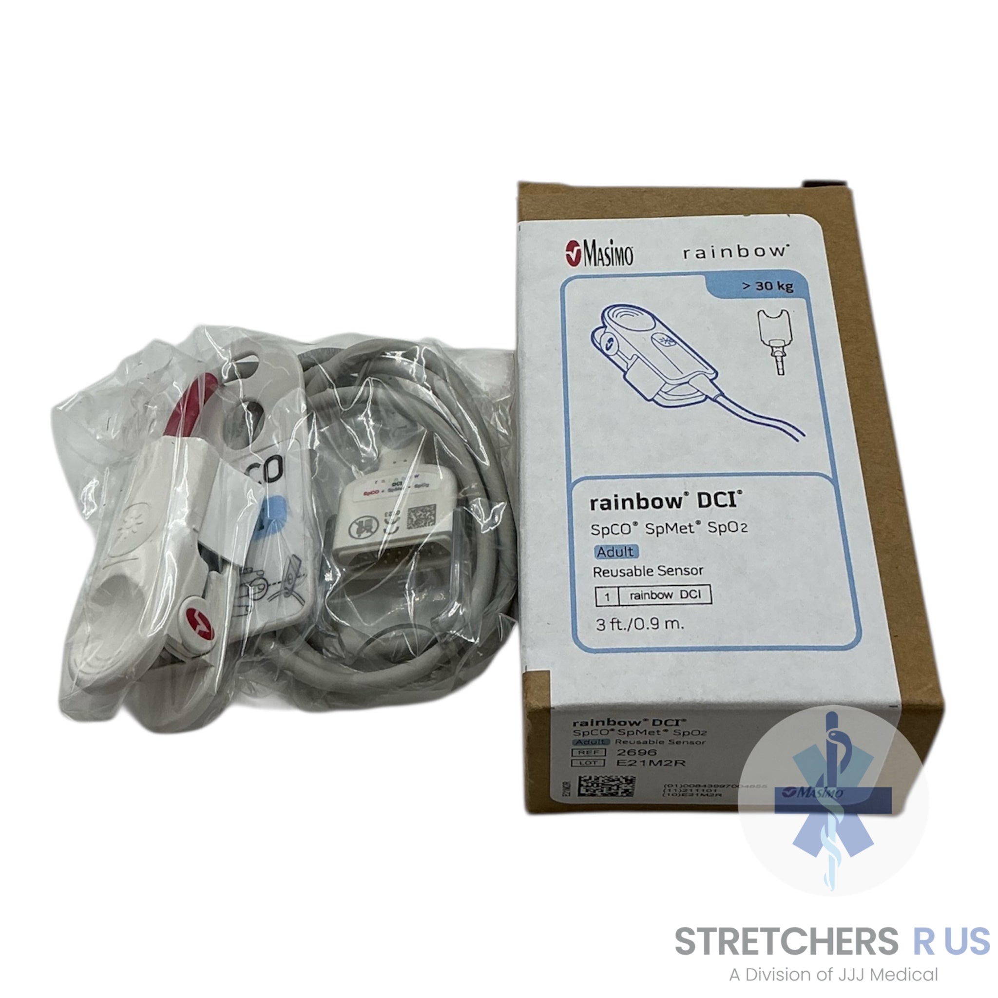 Masimo M-LNCS Adult Adhesive SpO₂ Sensor – 3 ft Cable