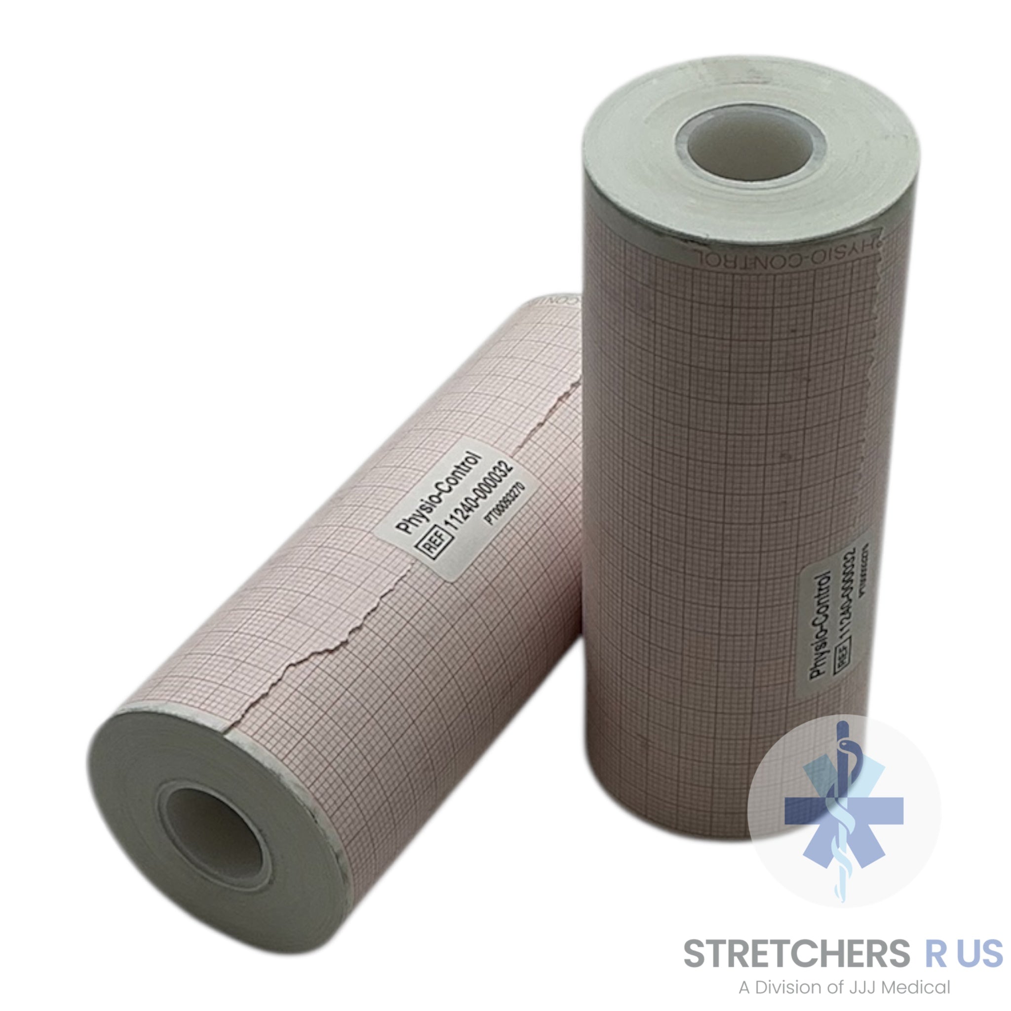 LIFEPAK Red Grid Recording Chart Paper Roll – 2 Pack