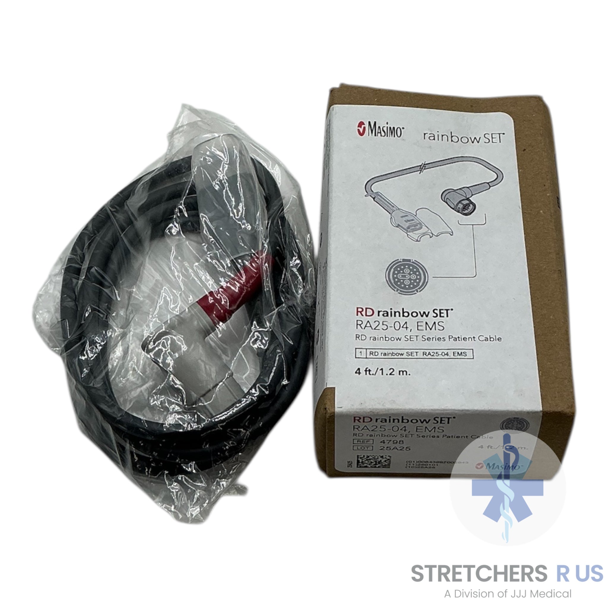 Masimo RD Rainbow SET® RA25-04 EMS Patient Cable