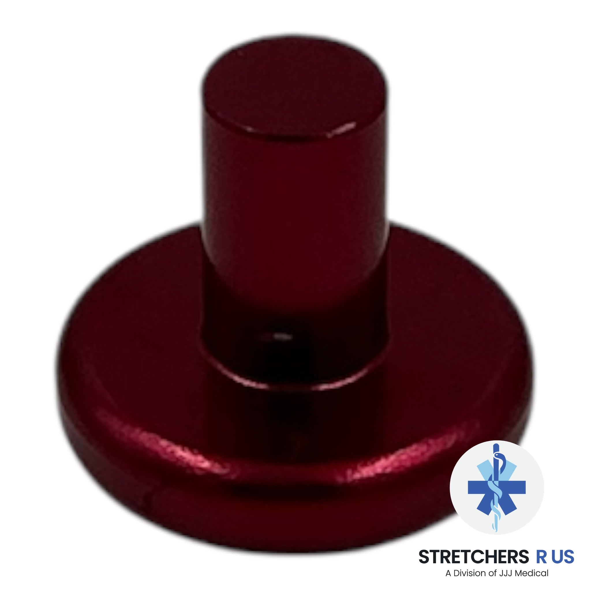 Ferno Part (SKU-2487195) | EMSAR Part (SKU-1901448) | Anodized Red Release Knob