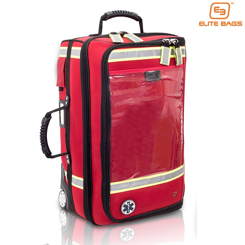 Elite Bags EB02.025 Emerair's Oxygen Delivery Trolley Backpack | Red Color Option