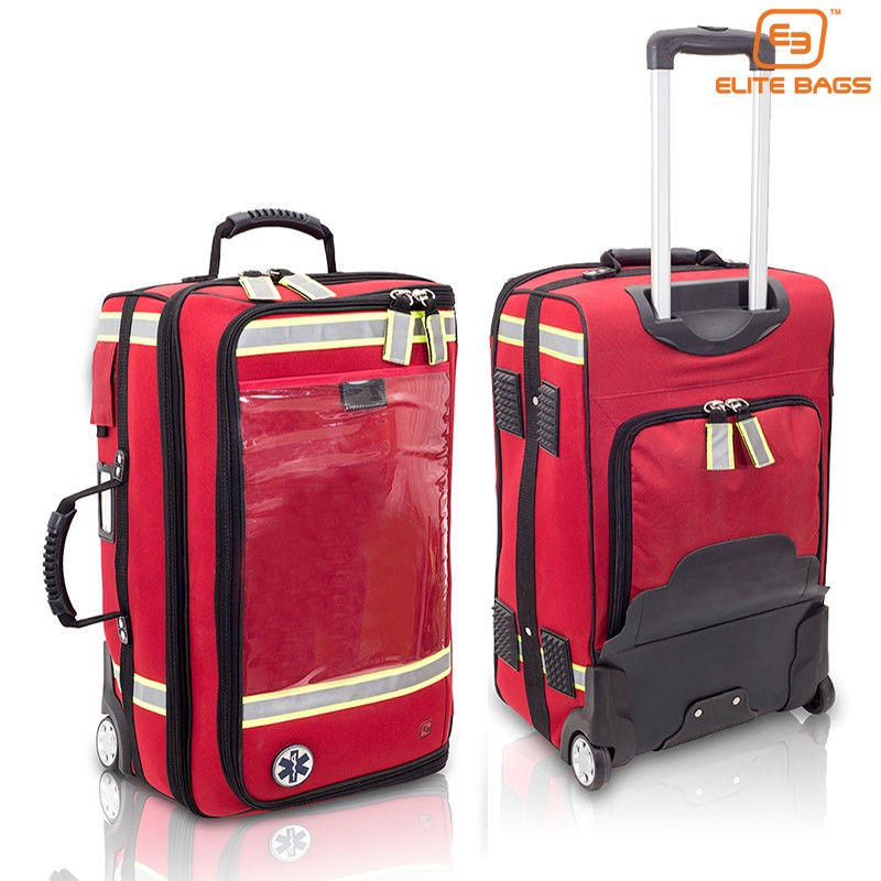 Elite Bags EB02.025 Emerair's Oxygen Delivery Trolley Backpack | Red Color Option