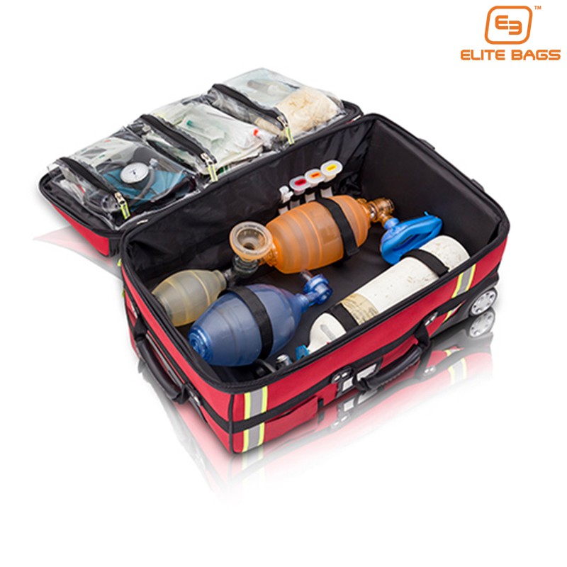 Elite Bags EB02.025 Emerair's Oxygen Delivery Trolley Backpack | Red Color Option