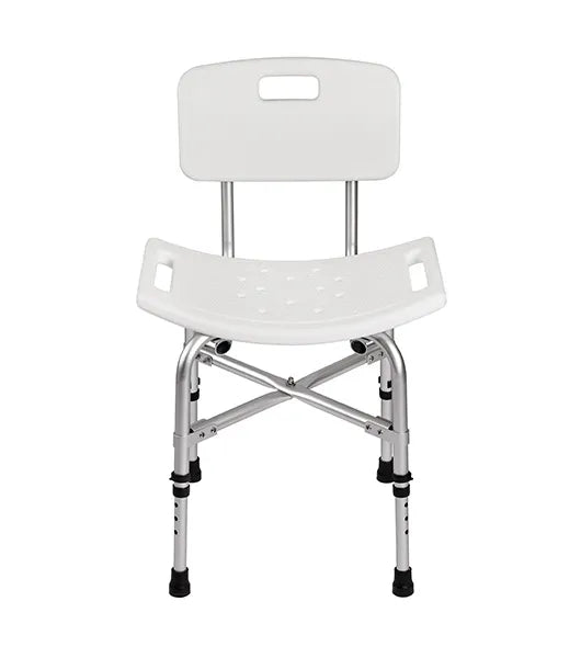 Medacure BB500 Bariatric Deluxe Shower and Tub Chair with Back Rest | 500 lb Weight Capacity