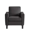 MedaCure HC-LC1S Hamilton Collection Common Area Lounge Chair | Beige, Grey & Steel Colors