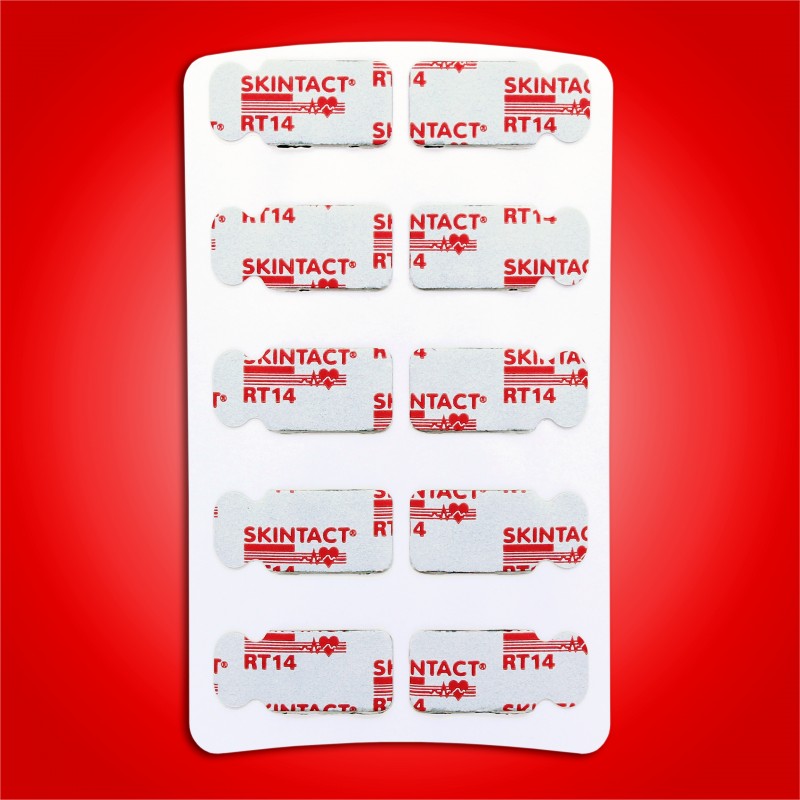Skintact RT-14 Pediatric Solid Gel Tab ECG Electrodes | Box & Case Quantities