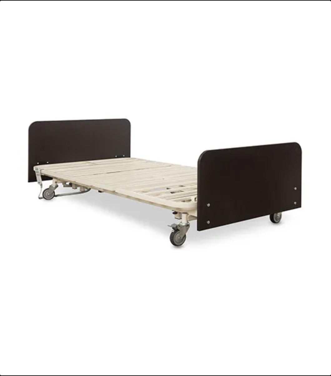 Medacure American Spirit ULB42 Ultra-Low 42″ Fixed Width | Long Term Care Bed Frame | Custom Finish & Rail Options