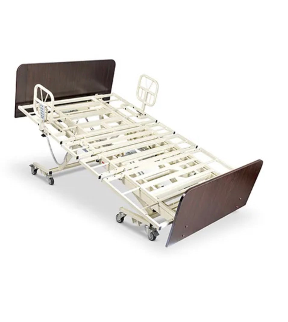 Medacure LX-BARI Lincoln Expandable Bariatric | Long Term Care Bed Frame | Custom Finish & Rail Options
