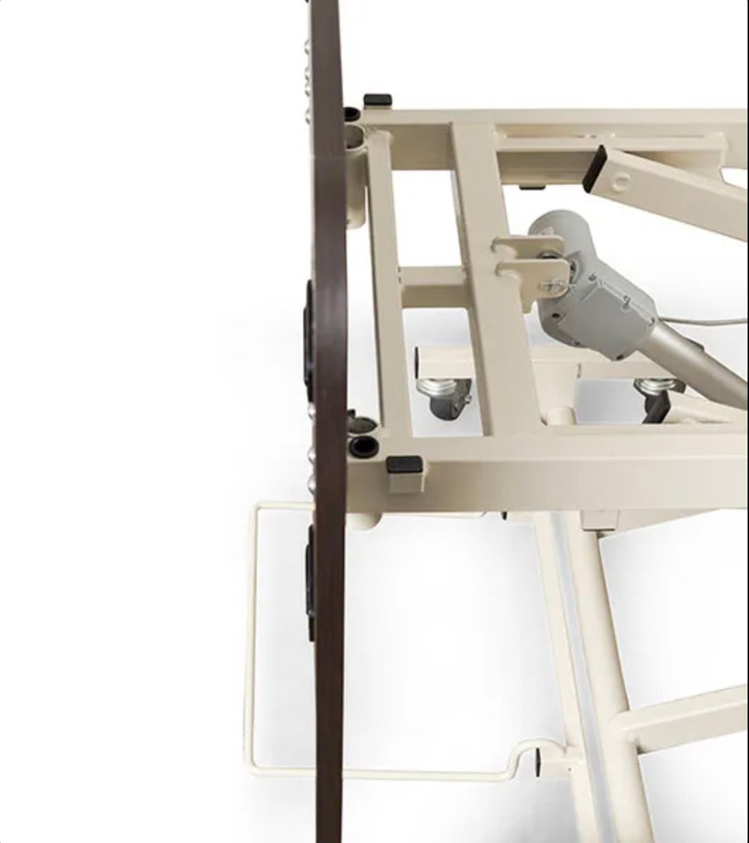 Medacure ULB48-X-7/30 Versatile Expandable Ultra Low & High Long Term Care Bed Frame | Custom Finish & Rail Options