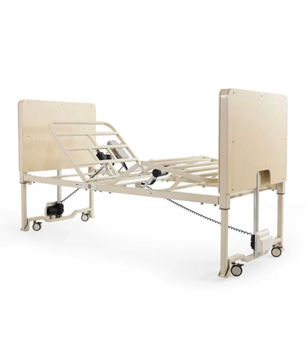 Medacure ULB3.9 | Super Low Floor Long Term Care Bed Frame | Custom Finish & Rail Options