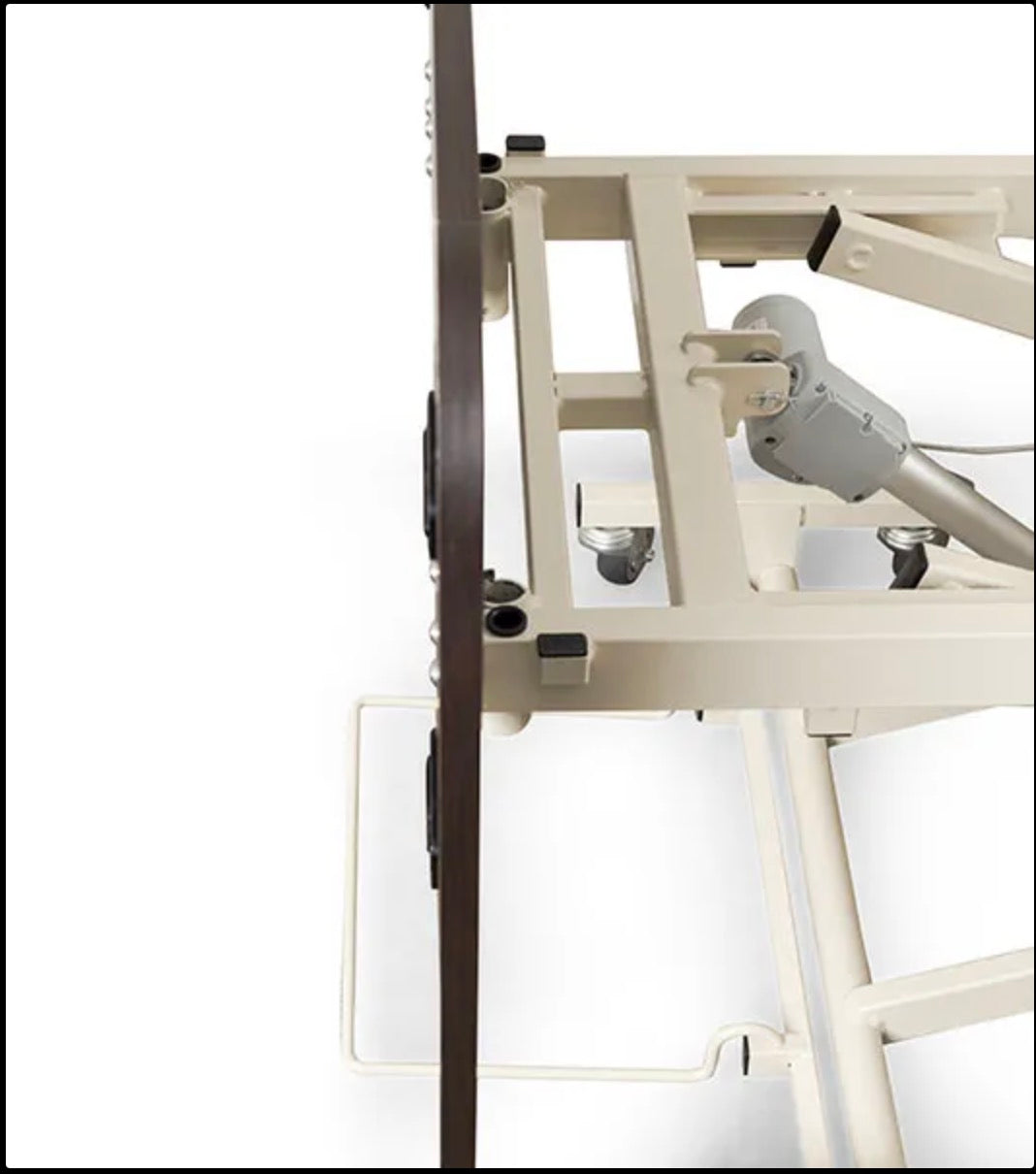 Medacure ULB7/30 Ultra Low & High Long Term Care Bed Frame | Custom Finish & Rail Options