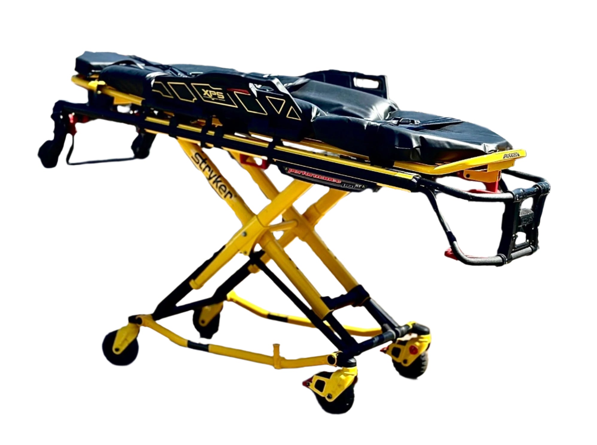 Stryker Performance Pro XT 700 LBS Capacity Manual, Non-Electric Ambulance Cot with XPS System | Refurbished STR6085/6086 FREE SHIPPING