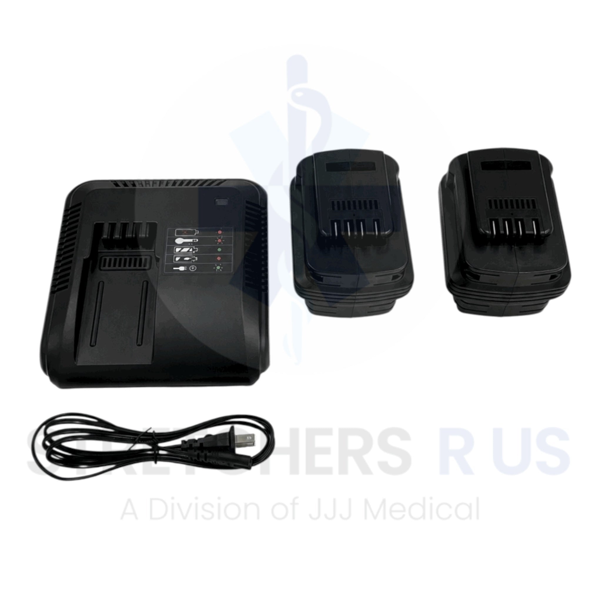 Battery Kit for Power-PRO XT Stretcher – Includes Two Batteries and Charger - Stryker - Stretchers R Us