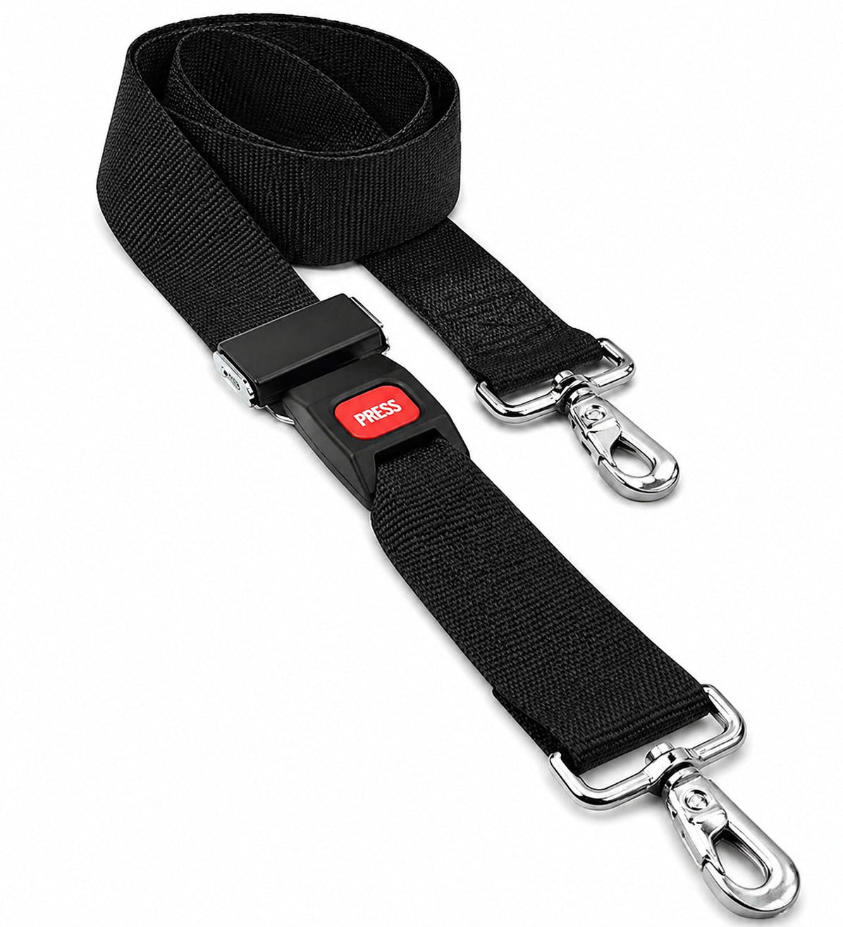 BioThane® G1 2 - Piece Restraint Strap with Metal Buckle & Swivel Speed Clip, 5 FT - CASE OF 24 - stretcher straps - Stretchers R Us