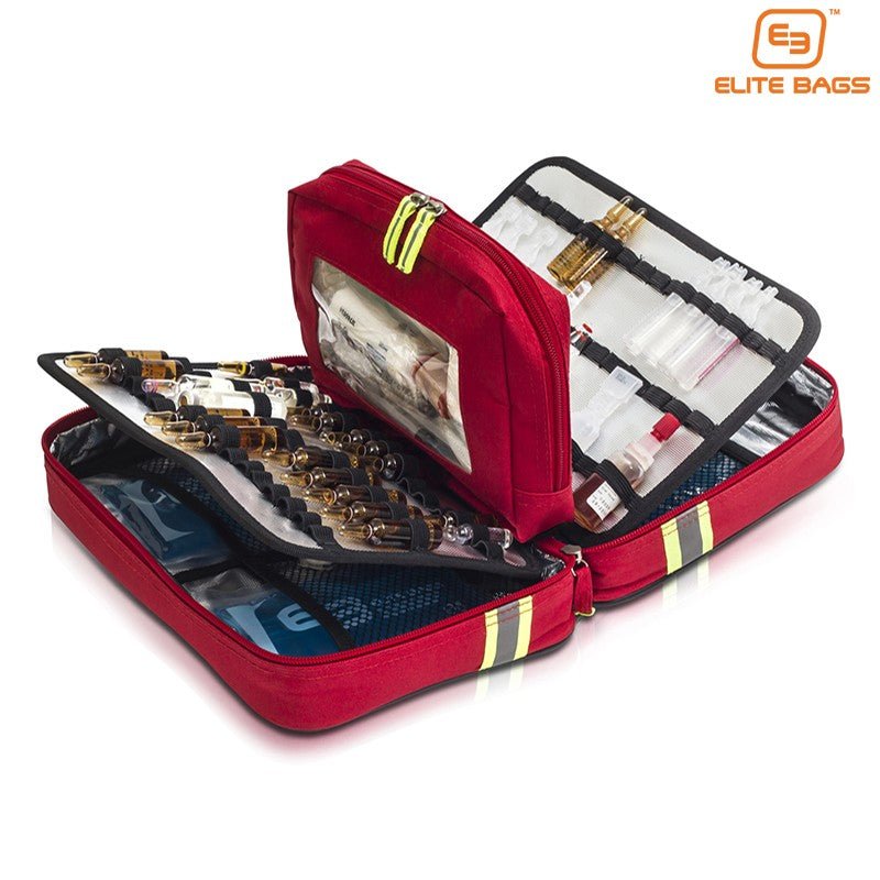 Elite Bags EB02.002 High Capacity Ampoule Holder | Red Color Option - Ampoule Holder Bags - Stretchers R Us