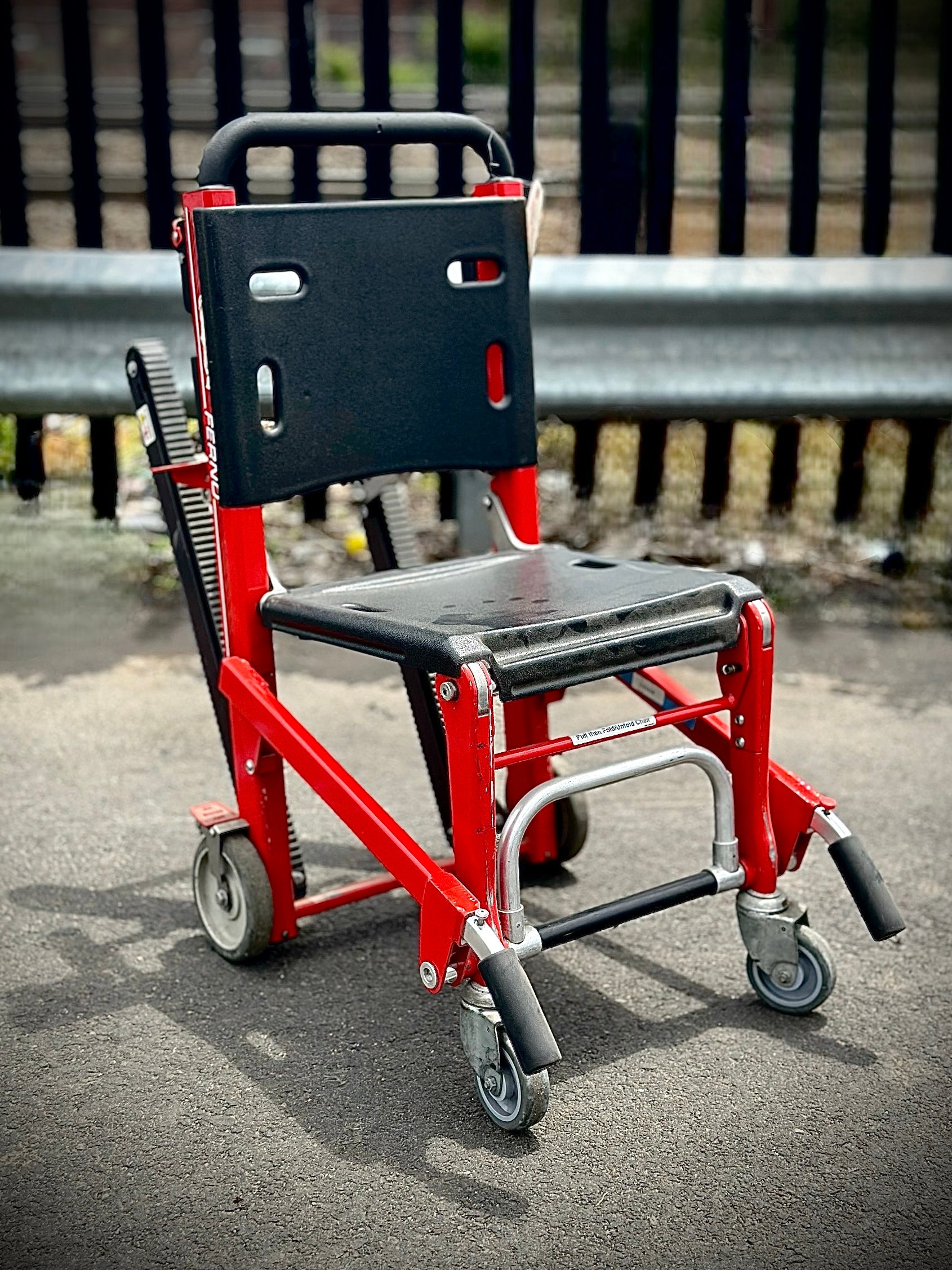 Ferno EZ Glide Stair Chair 500 LBS Capacity | Used Equipment - Ferno - JJJ Medical