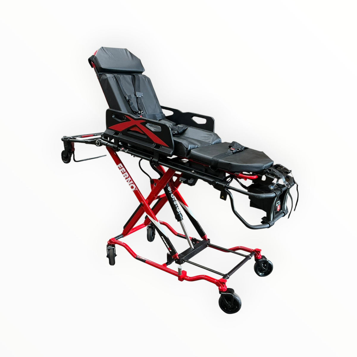 Ferno Power X1 Powered Ambulance Stretcher - 700 Lbs Capacity - Refurbished & Recertified - Ambulance Cot - Stretchers R Us
