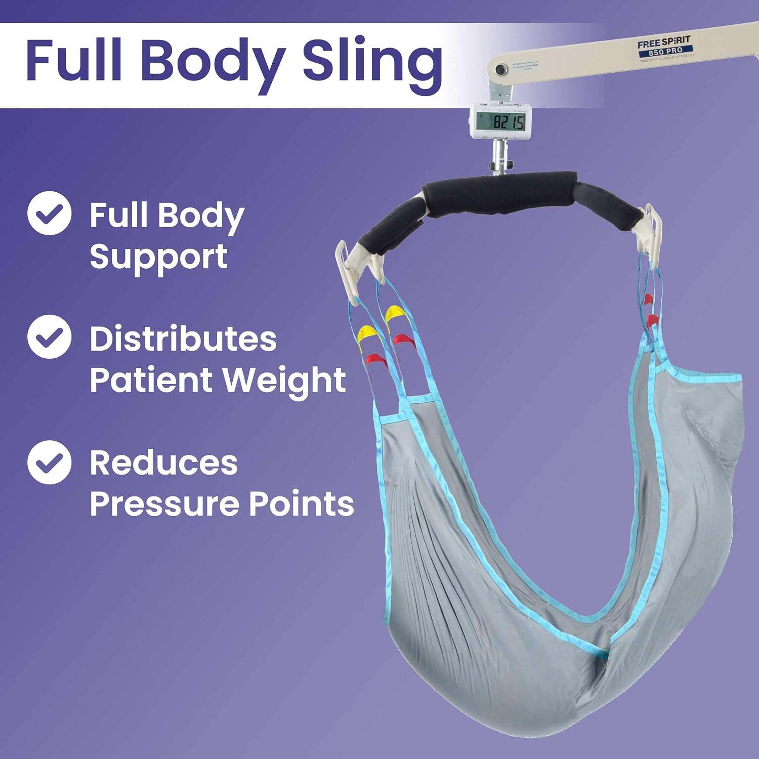 Free Spirit 850-XXL/850-3XL Bariatric Full Body Sling - Bariatric Slings - Stretchers R Us