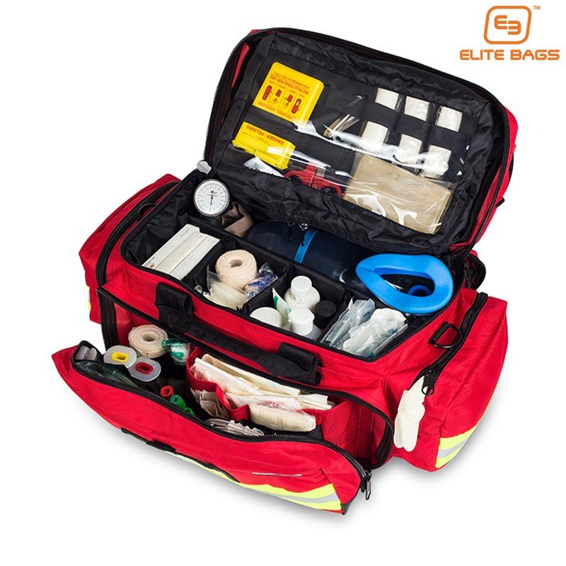 Great Capacity Advanced and Basic Life Support Emergency Bag - Medical Bags & Kits - Stretchers R Us