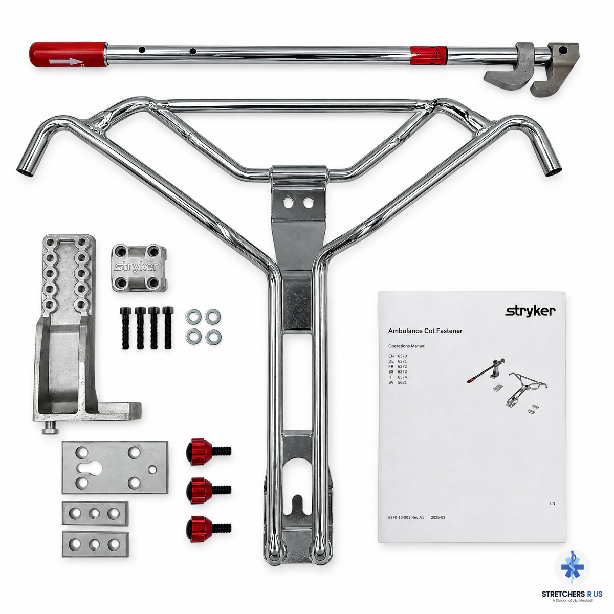 Stryker 6370 Floor Mount Cot Fastener System - Stryker - Stretchers R Us
