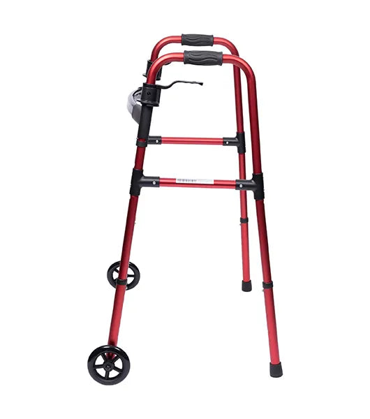 Medacure Lightweight Adult Paddle Walker with 5" Wheels | AW5WP-BLK, AW5WP-BLU, AW5WP-GRN, AW5WP-RED | Multiple Color Options Available
