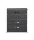 MedaCure CC-CH4D Contemporary Collection 4 Drawer Chest | Coastal Grey, Cherry & Mahogany Finishes