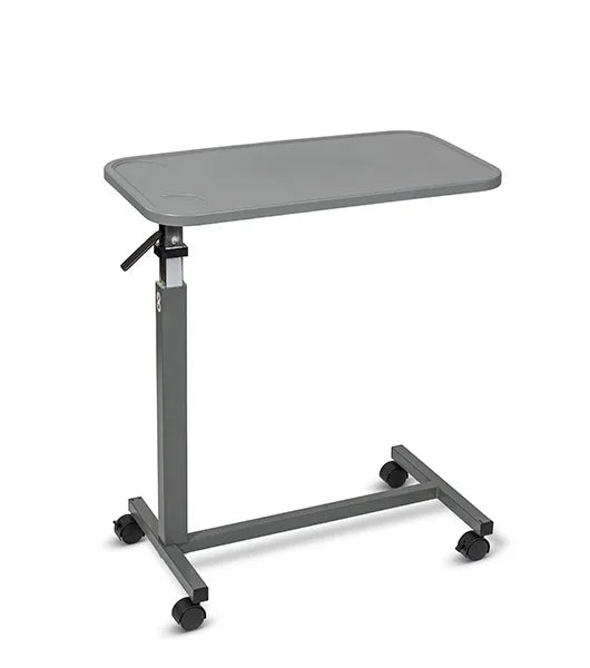 Medacure OBT2845 Overbed Table with H-Base Composite Top | Mahogany & Coastal Grey Finish Options Available
