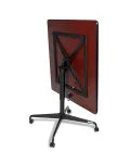MedaCure DT42SQ / DT42RD Tilt-Top Dining Table | Square or Round Top | Mahogany & Maple Finishes
