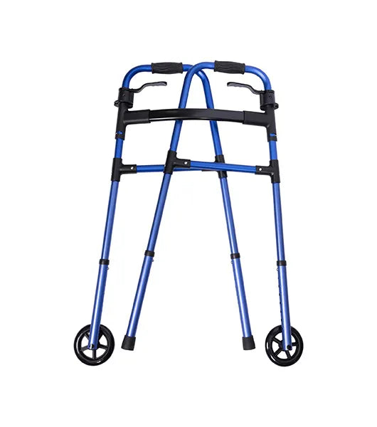 Medacure Lightweight Adult Paddle Walker with 5" Wheels | AW5WP-BLK, AW5WP-BLU, AW5WP-GRN, AW5WP-RED | Multiple Color Options Available