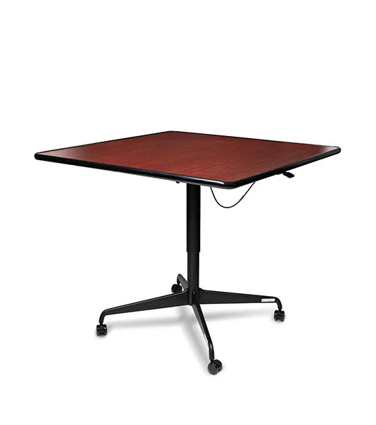 MedaCure DT42SQ / DT42RD Tilt-Top Dining Table | Square or Round Top | Mahogany & Maple Finishes
