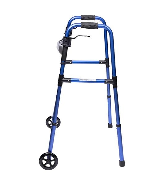 Medacure Lightweight Adult Paddle Walker with 5" Wheels | AW5WP-BLK, AW5WP-BLU, AW5WP-GRN, AW5WP-RED | Multiple Color Options Available