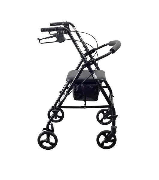Medacure Steel Rollator with 6" Wheels | R300-6-KD-BLK, R300-6-KD-BLU, R300-6-KD-RED | Multiple Color Options Available